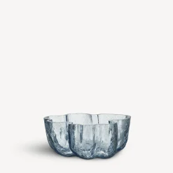 Crackle skål cirkulärt glas 250mm