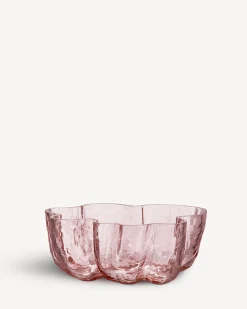 Crackle skål rosa 250mm