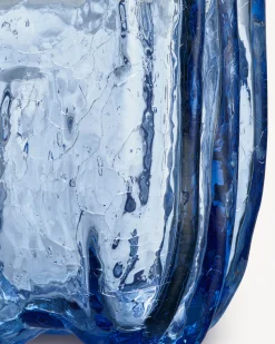 Crackle vas cirkulärt glas 175 mm