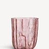 Crackle vas rosa 270mm