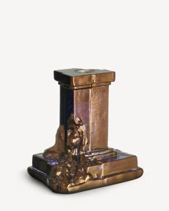 Rocky Baroque ljusstake glossy glaze 150mm