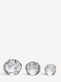 Snowball ljuslykta 3-pack