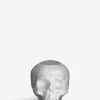 Still Life skull ljuslykta vit 85mm