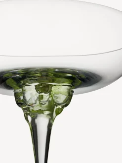 Sugar dandy coupe champagneglas grön 32cl 2-pack