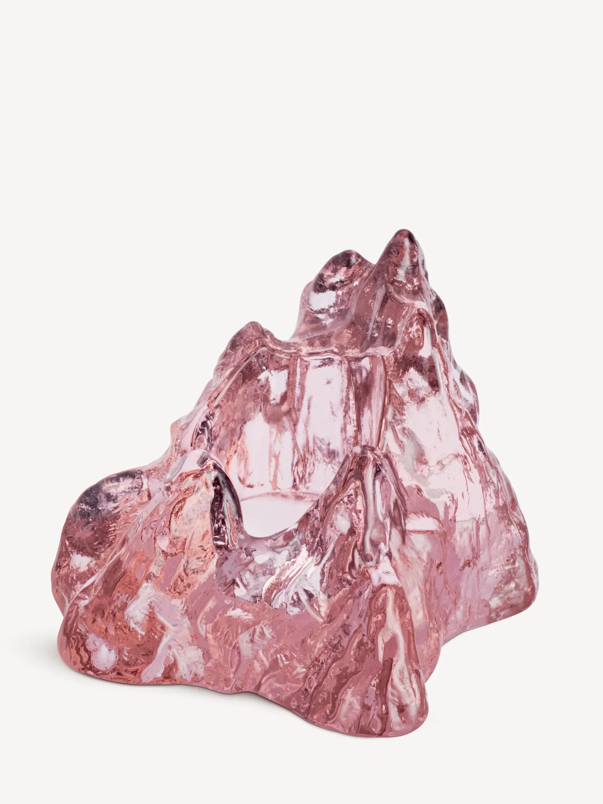 The Rock ljuslykta rosa 91mm